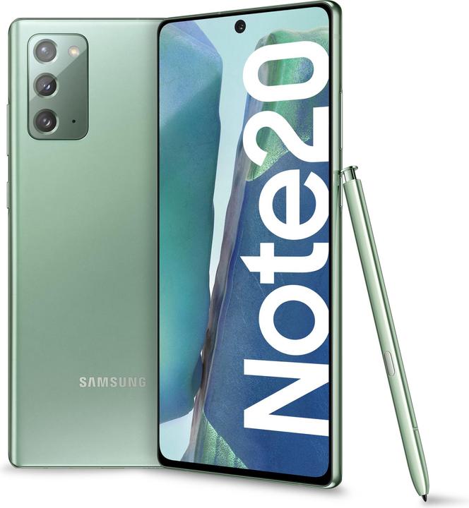 Samsung Galaxy Note 20 5G EU (256 GB, Mystic Green, 6.70", Dual SIM, 12 Mpx, 5G)