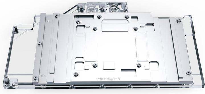 Actual product image Alphacool Ice Block Aurora GPX-N RTX 3090 Ti Suprim X with Backplate - Acrylic + Nickel