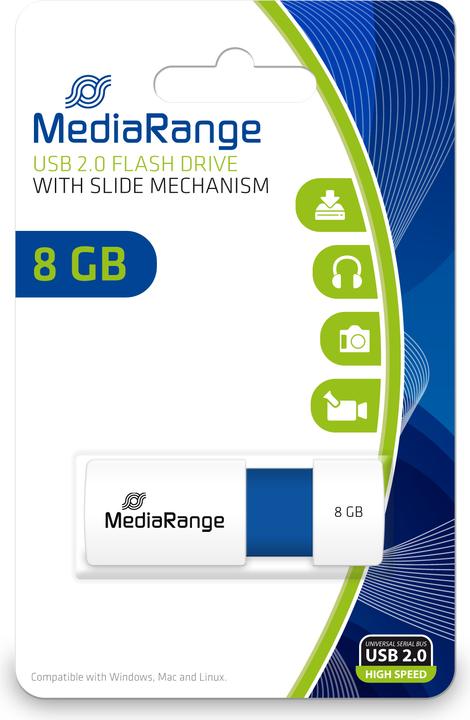 Produktbild MediaRange USB Speicherstick (8 GB, USB-A)