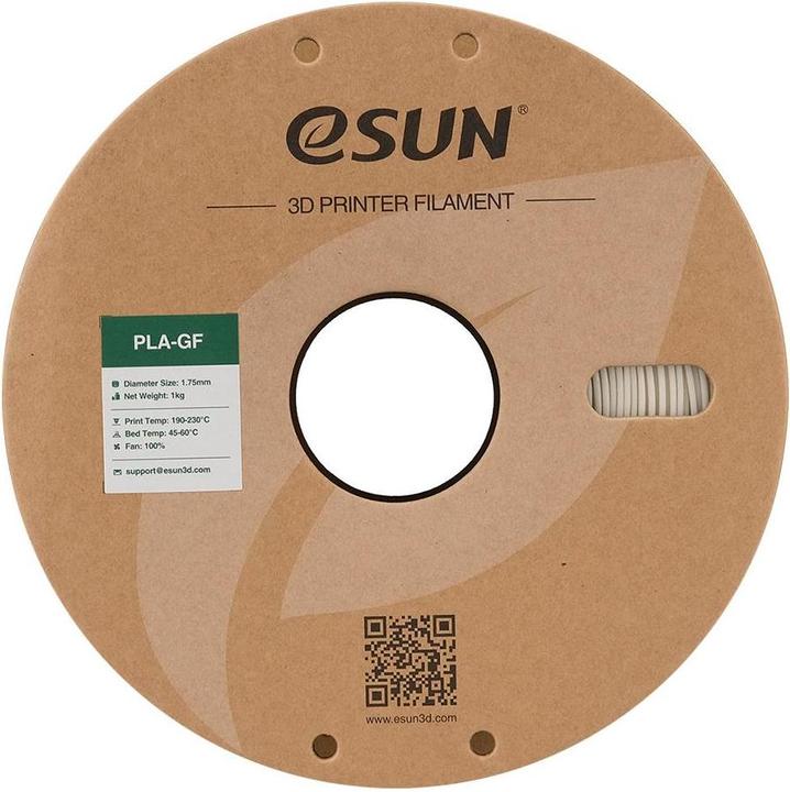 Produktbild eSUN ePLA-GF Glasfaser Natural Filament 1.75mm 1Kg (1.75 mm, 1000 g, Weiss)