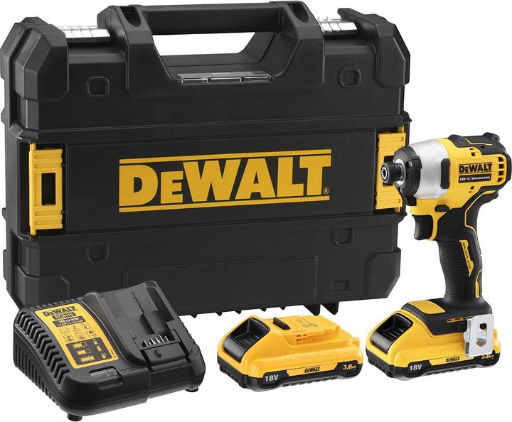 Actual product image DeWalt DCF809L2T, 1/4 inch 18V cordless impact wrench (Rechargeable battery operated)