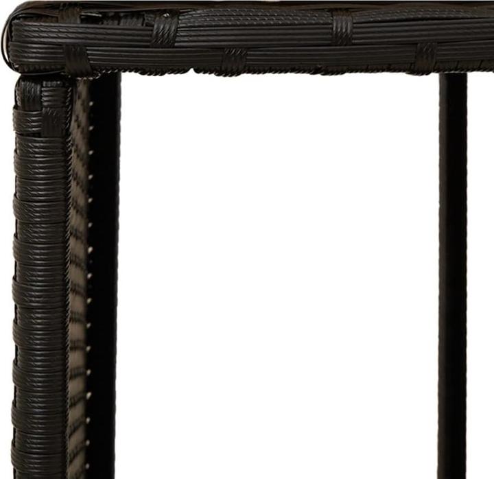 Produktbild VidaXL Whirlpool Umrandung Poolumrandung Poolverkleidung Grau Poly Rattan
