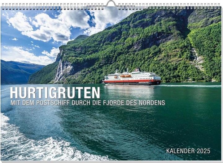 Calendario Premium Hurtigruten 2025 (60 x 42 cm, Tedesco)