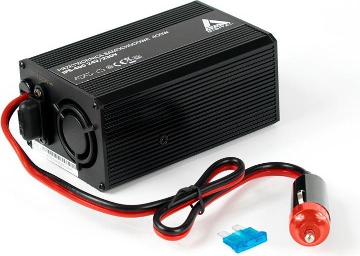 Actual product image Digital AZO 24 VDC / 230 VAC car inverter IPS-400 400W