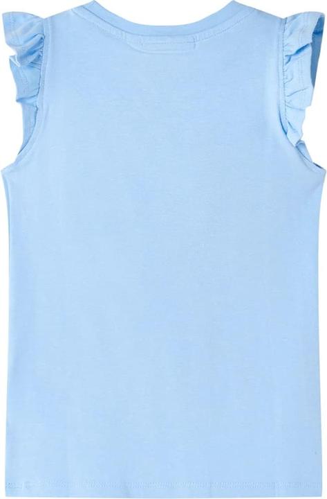 Immagine prodotto VidaXL Maglietta da bambino con maniche arricciate Azzurro 92.Materiale (92)