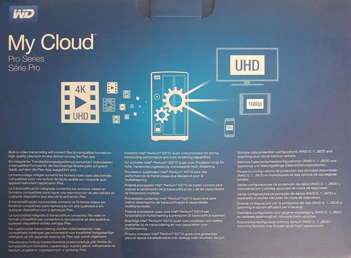 Actual product image WD My Cloud Pro PR2100 (2 x 8 TB, WD Red)