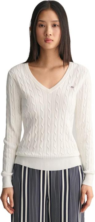 Actual product image GANT Stretch Cotton Cable V-Neck (XXL)
