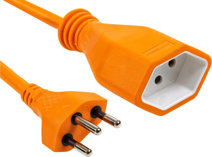 Actual product image Furber.power Extension cable T13-T12 1.8 m Orange (1.80 m, Type 13, Type 12)