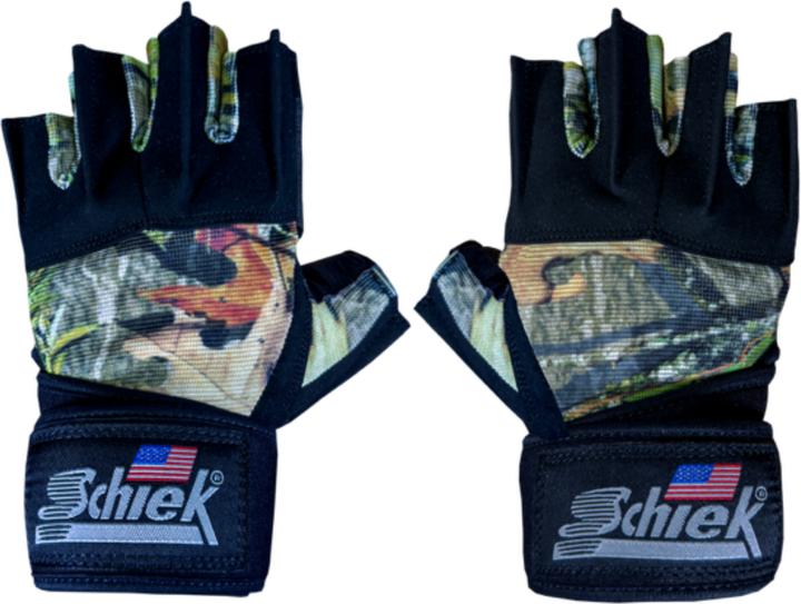 Immagine prodotto Schiek Platin Camouflage Gewichtheberhandschuhe Model 540 mit Handgelenkbandagen (XS, S, M, L, XL, XXL)