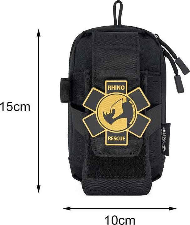 Produktbild Rhino Rescue IFAK-FANNY KIT (leer), schwarz (Erste Hilfe Set Zubehör)