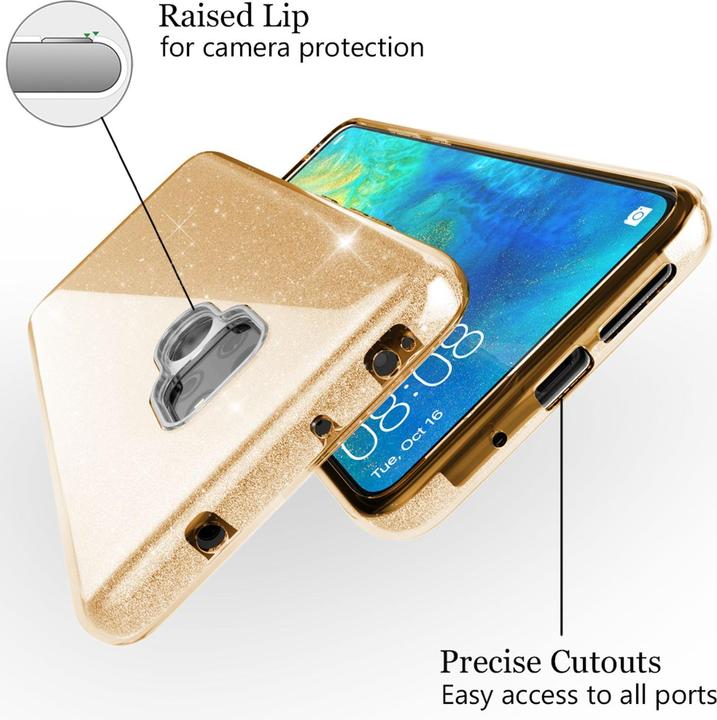 Immagine prodotto Nalia Coperchio del telefono cellulare Glitter (Mate 20)