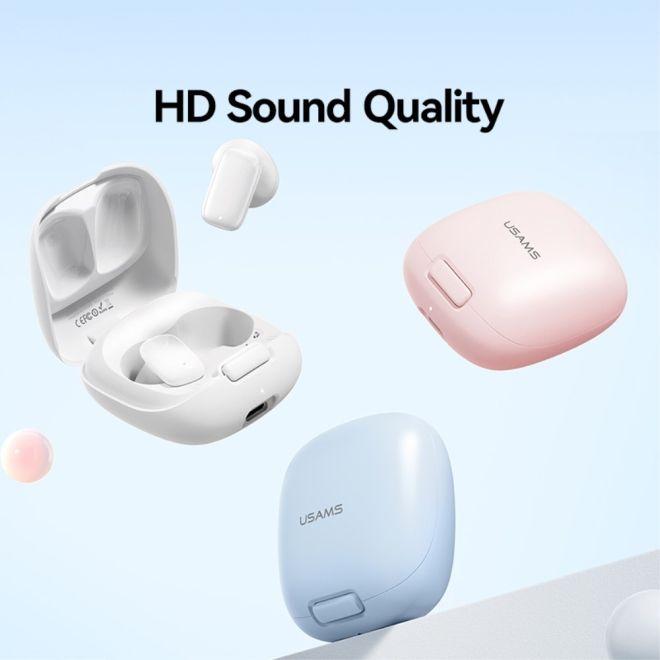 Actual product image Usams Słuchawki Bluetooth 5.3 TWS ID Series bezprzewodowe czarny/black BHUID01 (ID25) (5 h, Wireless)