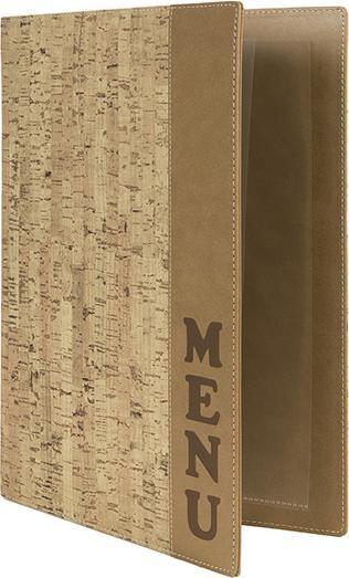 Produktbild Securit Speisekarten-Mappe DESIGN CORK, DIN A4, beige