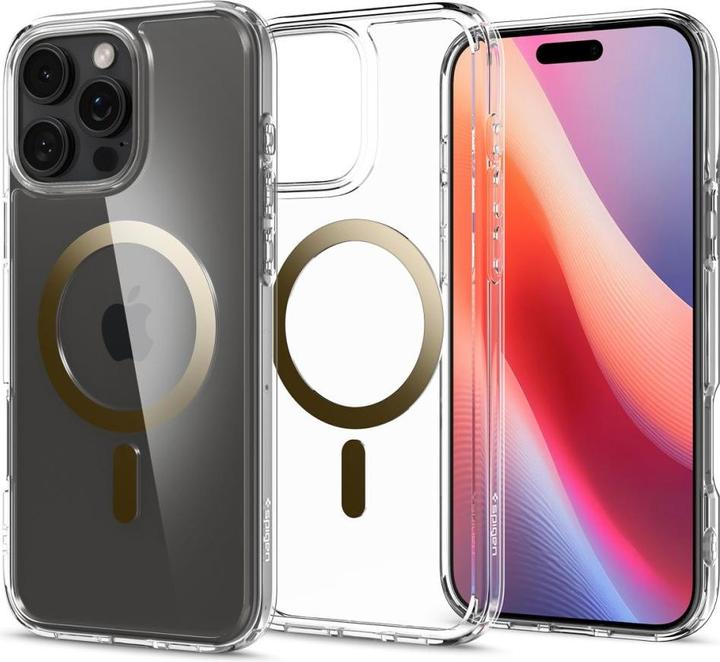 Actual product image Spigen Ultra Hybrid Mag Magsafe case for iPhone 16 Pro Max 6,9" gold (Apple iPhone 16 Pro Max)
