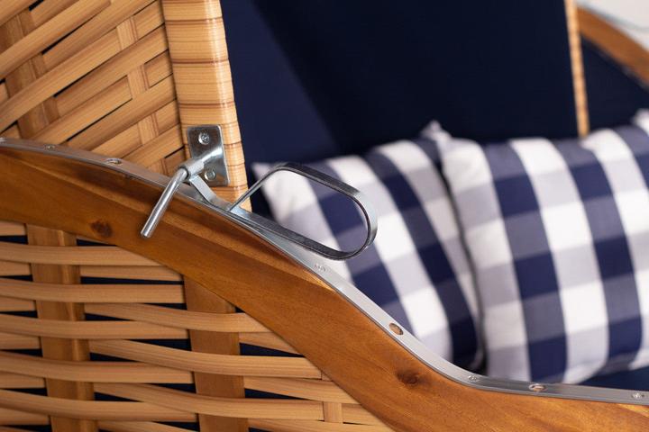 Actual product image dekoVries Strandkorb Trend 10 nature