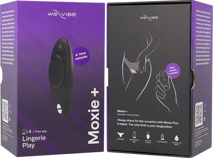 Actual product image We-Vibe Moxie+ Satin Black