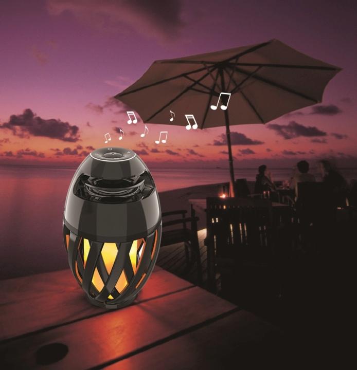 Actual product image Lexibook Flame Design Bluetooth Speaker LED Technology