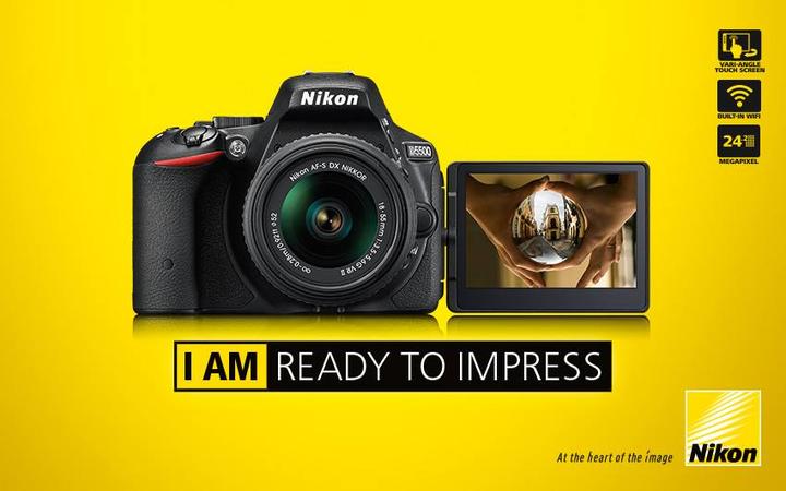 Productafbeelding Nikon D5500 18-55mm kit (APS-C / DX)