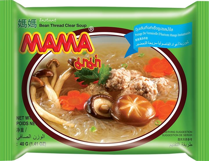 Produktbild Mama Instantglasnudeln, Suppe, klar (40 g)