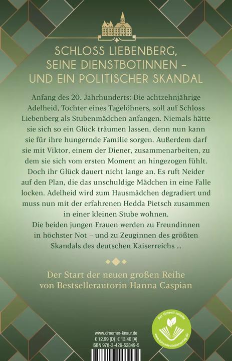 Immagine prodotto Schloss Liebenberg. Hinter dem hellen Schein (Tedesco, Hanna Caspio, 2022)