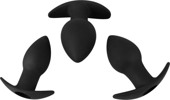 Actual product image Black Velvets Butt plug set