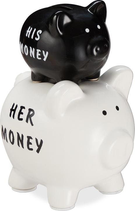 Actual product image Relaxdays Piggy bank (14 x 12 x 20 cm)