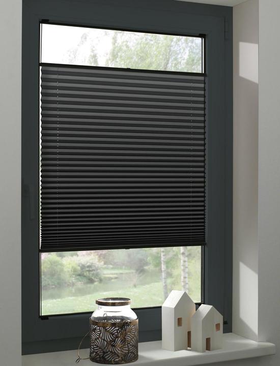 Produktbild Gardinia Plissée 60 x 130 cm, Schwarz (60 x 130 cm)