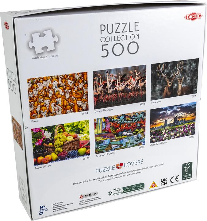 Produktbild Tactic Puzzle 500 Füchse (500 Teile)