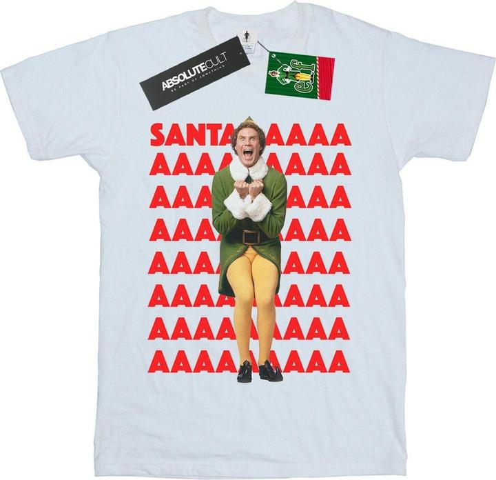 Elf Buddy Santa Scream TShirt Jungen