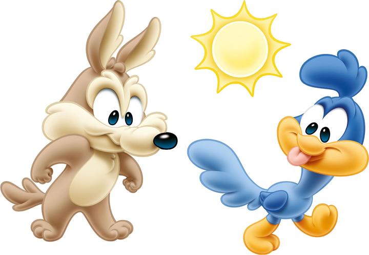Produktbild Bilderwelten Baby Looney Tunes Baby Wile E. Coyote & Road Runner