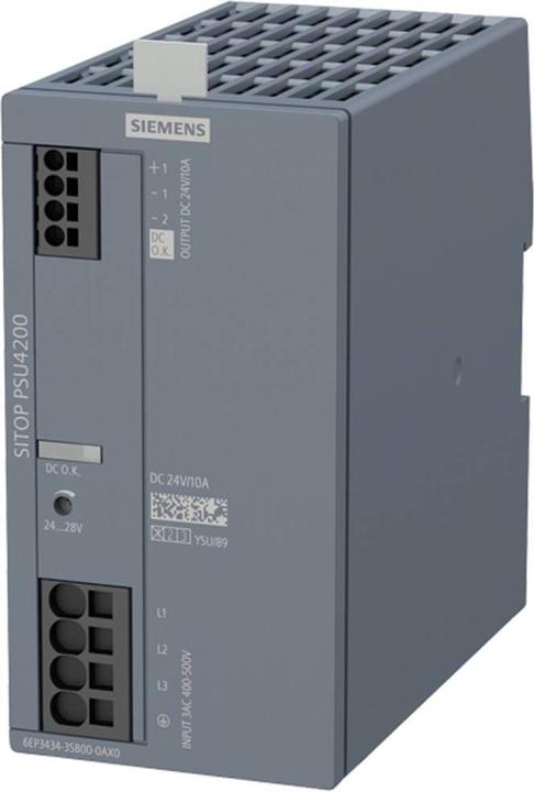 Immagine prodotto Siemens 6EP3434-3SB00-0AX0 SITOP PSU4200 Alimentatore trifase DC 24V/10A