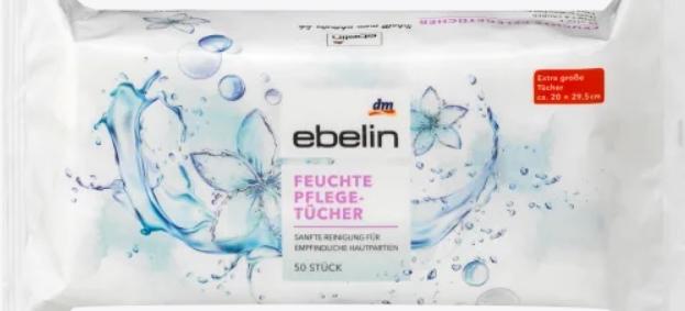 Produktbild dm ebelin Feuchte Tücher (50 Stück)