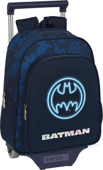 Batman Schulrucksack mit Rädern Legendary Marineblau 27 x 33 x 10 cm