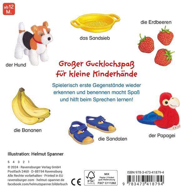 Produktbild Ravensburger Erste Bilder - Erste Wörter: Mein Gucklochbuch (Deutsch)