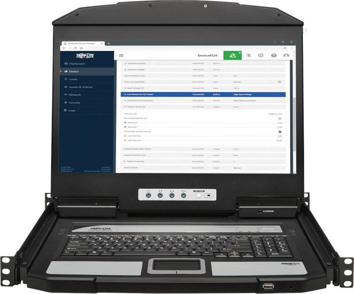 Actual product image Eaton Rack-Mount Short-Depth HDMI KVM Console