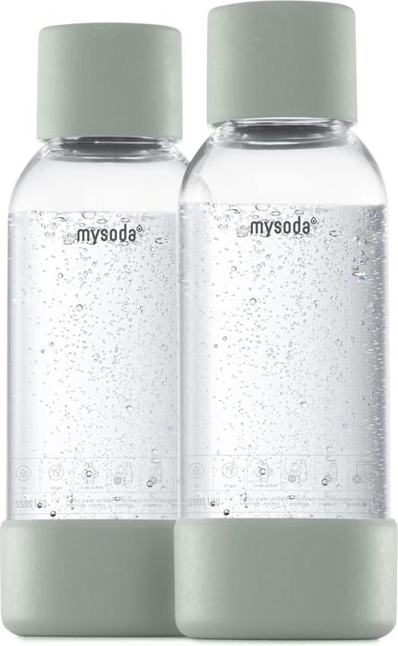 Mysoda PET-Flasche 0,5L Bottle 2 pack Pigeon Grau