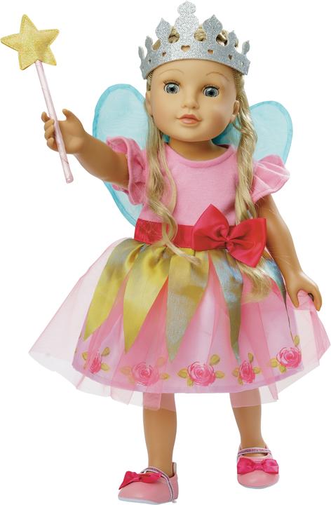 Actual product image Heless "Princess Lillifee" doll's dress with pink bow, size 28-35 cm