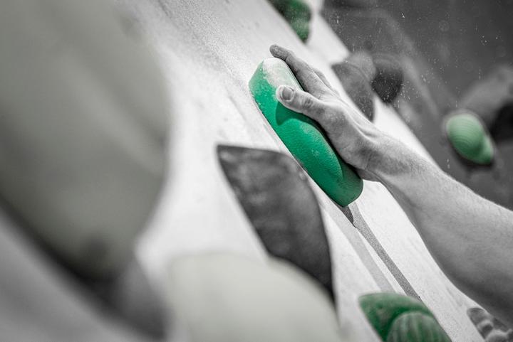 Actual product image Greenholds System Disk System Climbing Handle (1 piece) (Green)