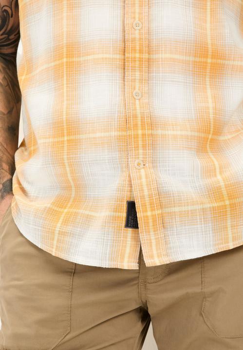Immagine prodotto Camel Active Kariertes Kurzarmhemd aus reiner Baumwolle (XL)