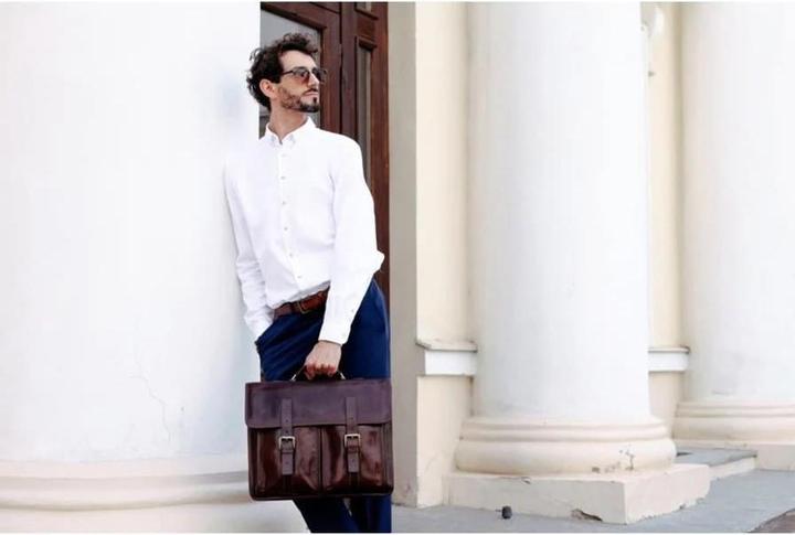 Immagine prodotto Only-Bags.Store Cartella in pelle, borsa a tracolla, borsa messenger