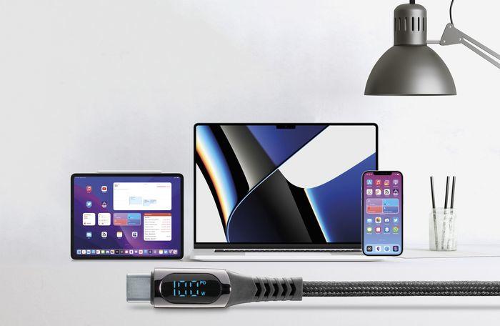 Image du produit Cellularline Display Cable (2 m, USB 3.2 Gen 1, 100 W)