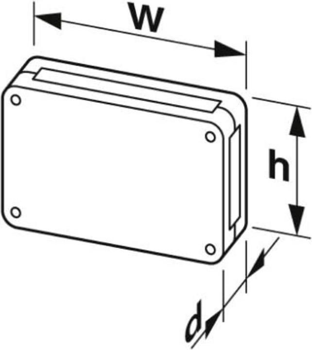 Actual product image Phoenix Contact UCS 145-125-F-GD-RPI 9005 (Housing)