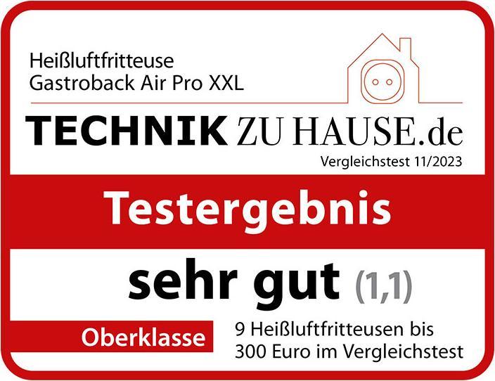 Image du produit Gastroback DESIGN FRITTEUSE À CHAUD AIR PRO XXL (Réf. : 42583) (Prise UE)
