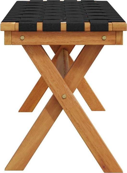 Immagine prodotto VidaXL Panchina da giardino in acacia e tessuto