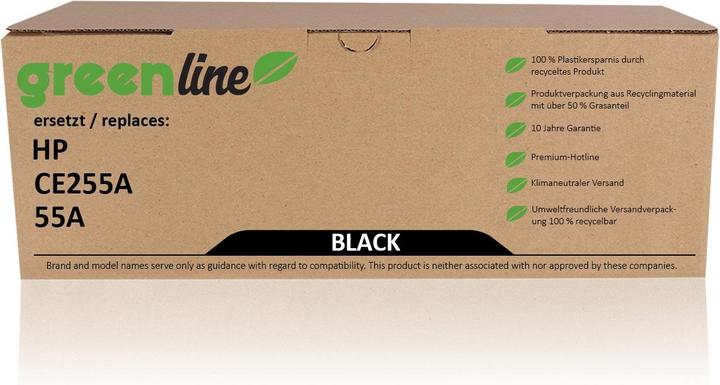 Actual product image Inkadoo Toner greenline ersetzt HP CE 255 A / 55A XL Toner