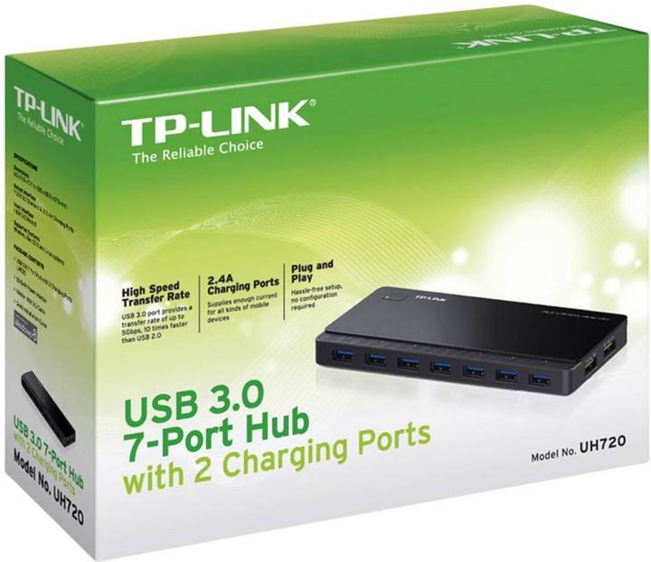 Produktbild TP-Link Uh720 (Micro USB, 7 Ports)