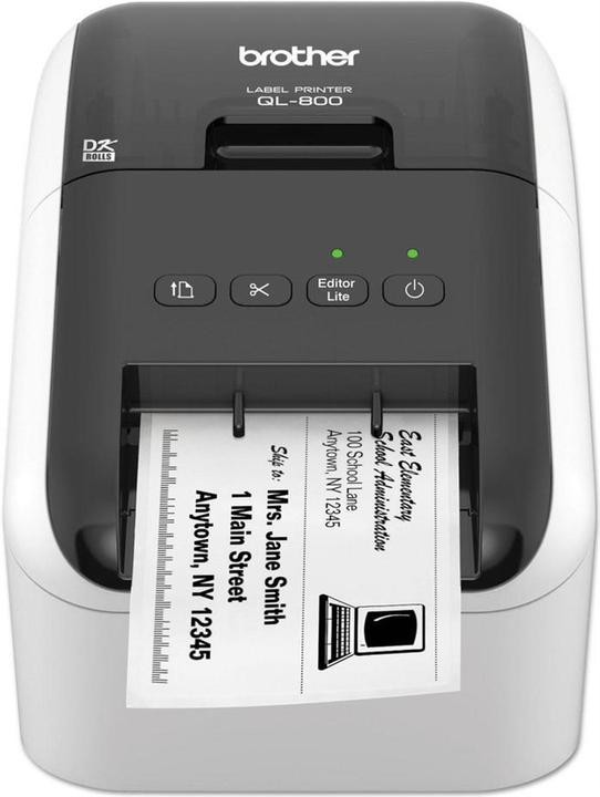 Actual product image Brother QL-800 (300 dpi)