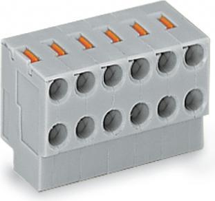 Image du produit Wago Bornier femelle à 2 fils pour circuits imprimés Pas : 3.5 mm Nombre de pôles : 2 252-152 Contenu :