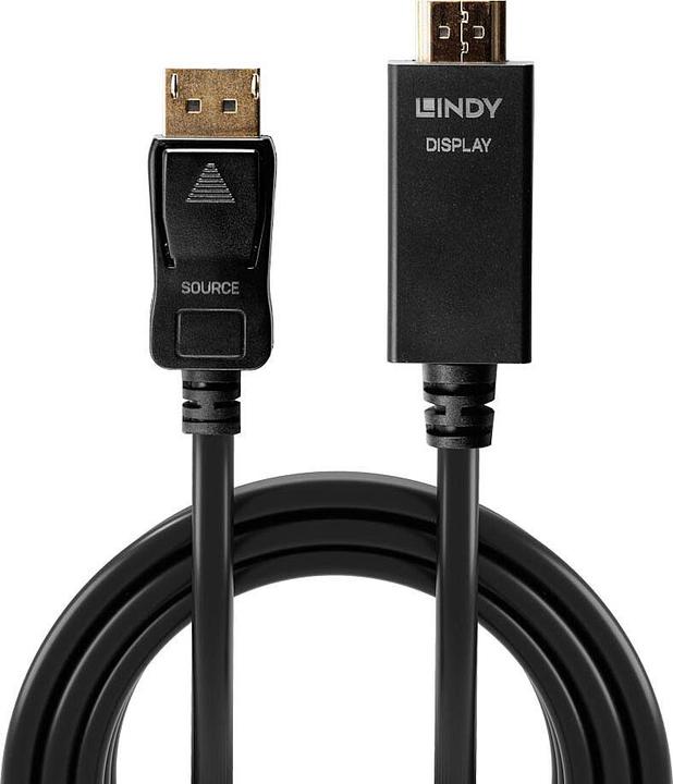 Actual product image Lindy DisplayPort — HDMI (Typ A) (0.50 m, HDMI, DisplayPort)