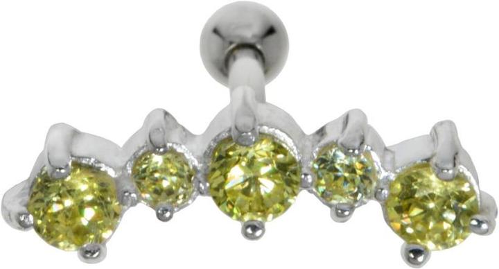 Bijouteria Ohrpiercing (Edelstahl, Messing, Zirkonia)